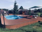 Композитна квадратна дошка Tardex "Lite" Венге 140*20*2200 - Зображення 2